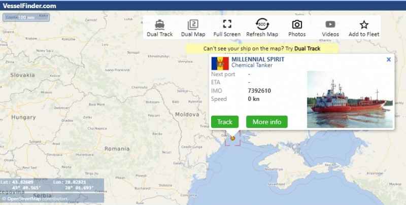 NEWS ALERT // O rachetă a Rusiei a bombardat o navă moldovenească în Marea Neagră