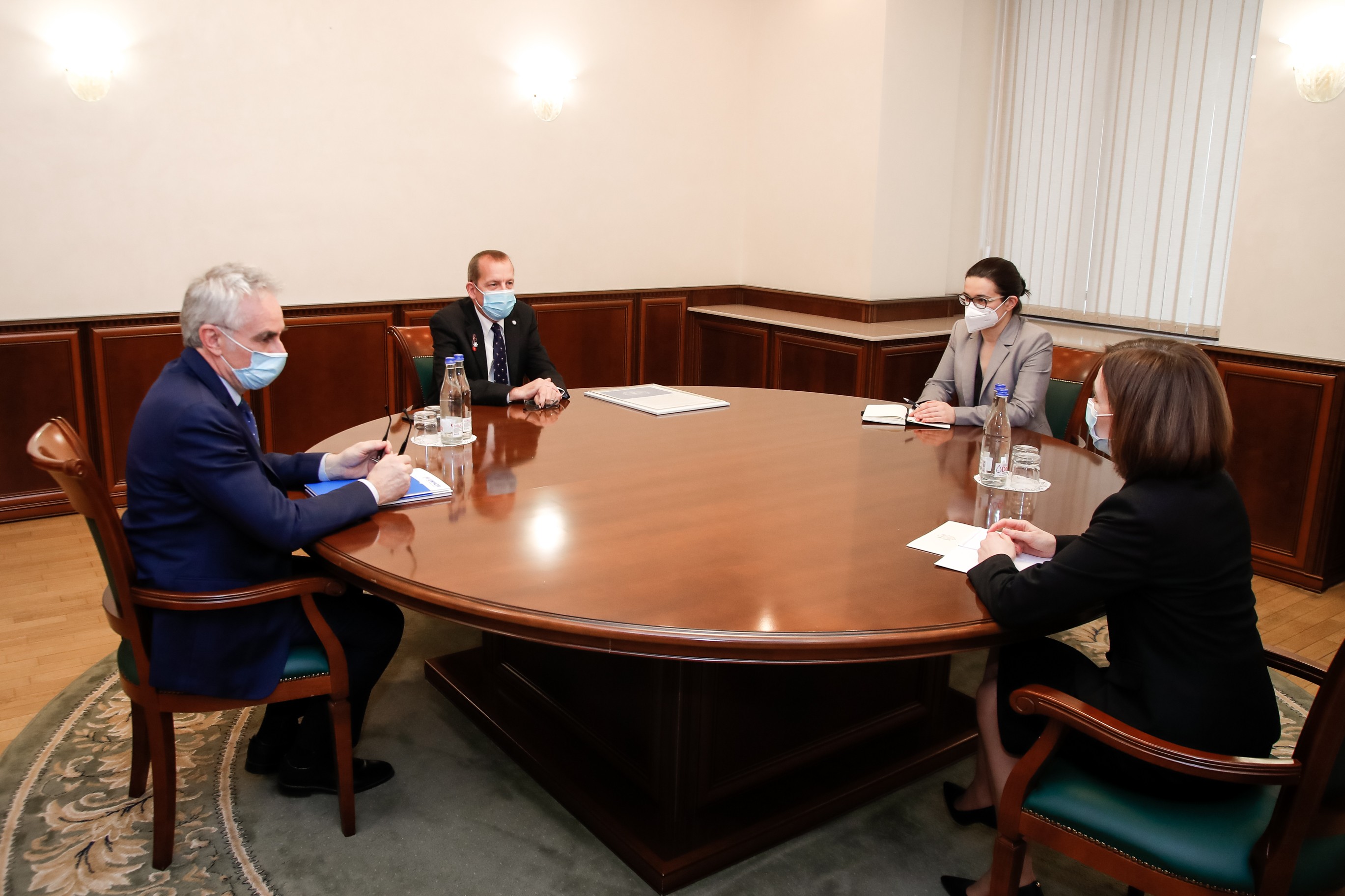 Maia Sandu a discutat cu Coordonatorul Rezident al ONU în Republica Moldova, Simon Springett