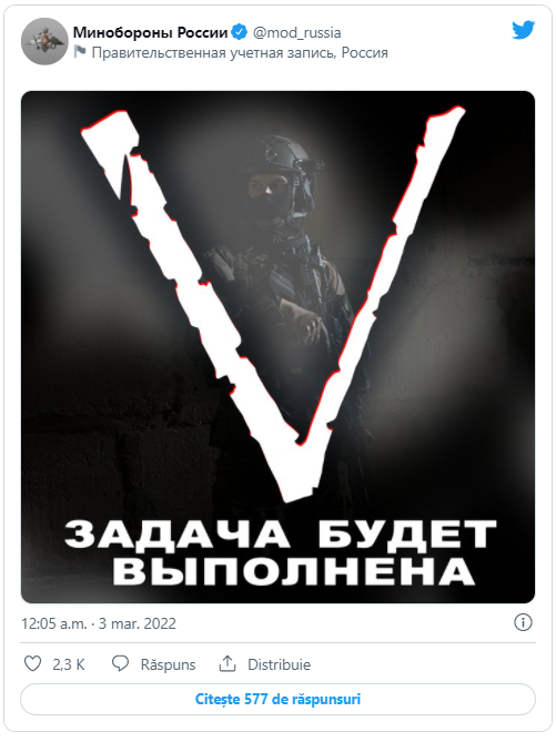 FOTO // Semnificația literelor "V" și "Z" inscripționate pe tancurile și blindatele rusești care atacă Ucraina