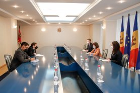 FOTO // Președinta Maia Sandu a discutat cu șeful Misiunii FMI pentru Moldova