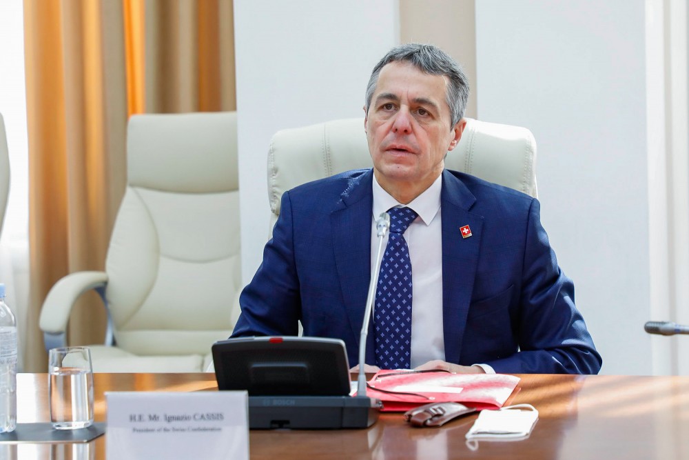 Președintele Elveției laudă Republica Moldova: „Este impresionant tot ceea ce se întâmplă aici”