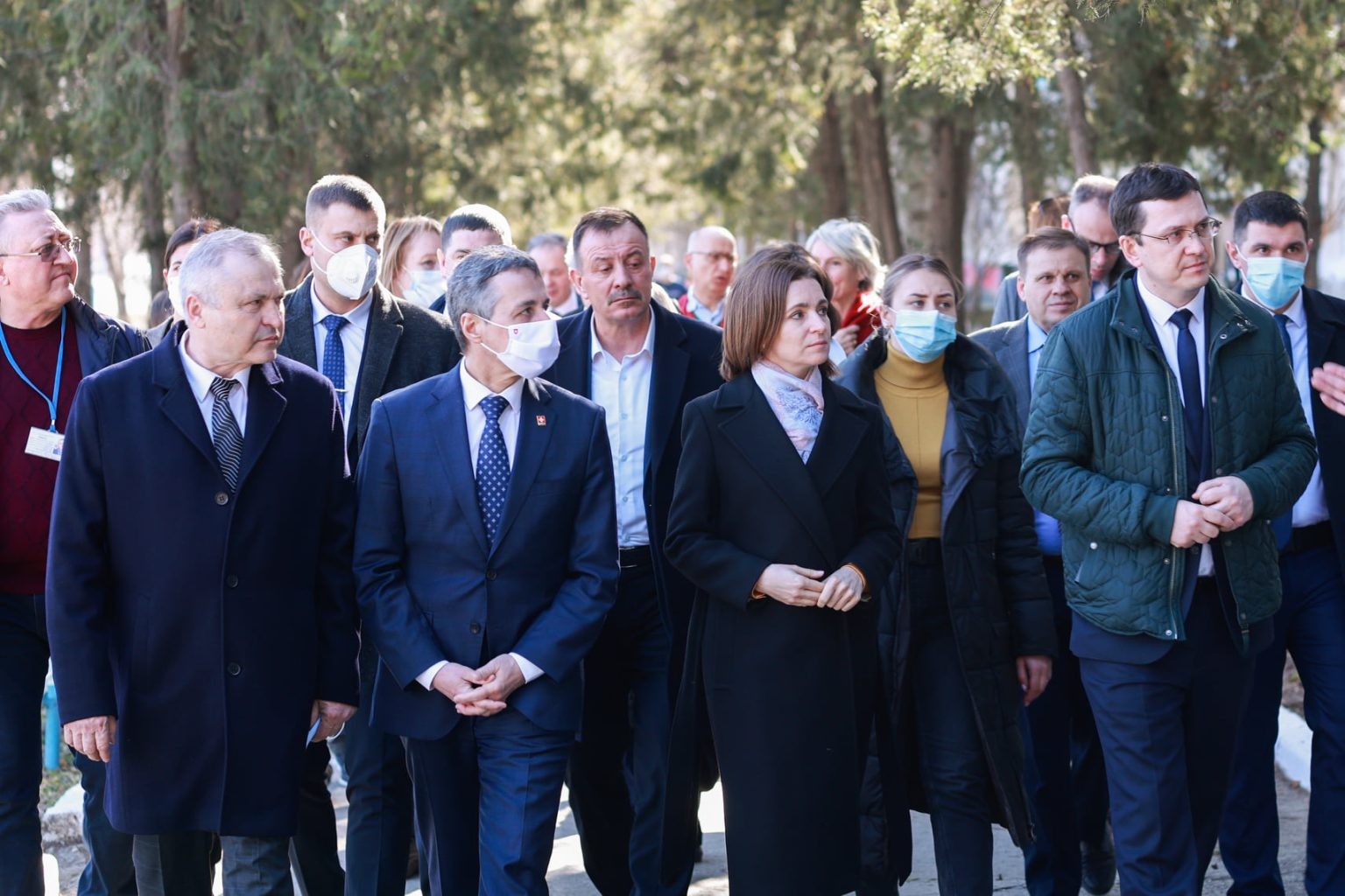 FOTO // Maia Sandu și președintele Elveției au vizitat Refugiații ucraineni din Criuleni