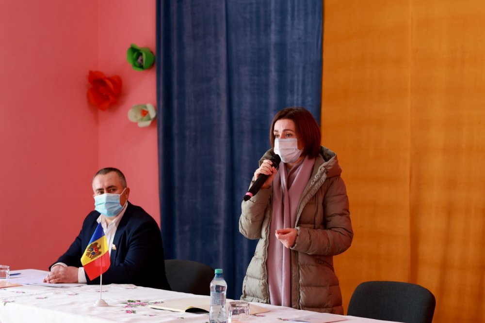 Maia Sandu a vizitat localitățile Ciuciulea și Hîjdieni din raionul Glodeni