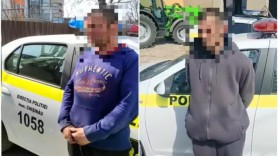 VIDEO // Doi bărbați, reținuți de poliție pentru că au incendiat un câmp. Ar fi vrut să-și facă de mâncare
