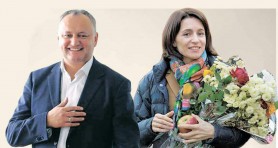 Igor Dodon o laudă pe Maia Sandu. Motivul fiind nealinierea Moldovei la sancțiunile contra Rusiei