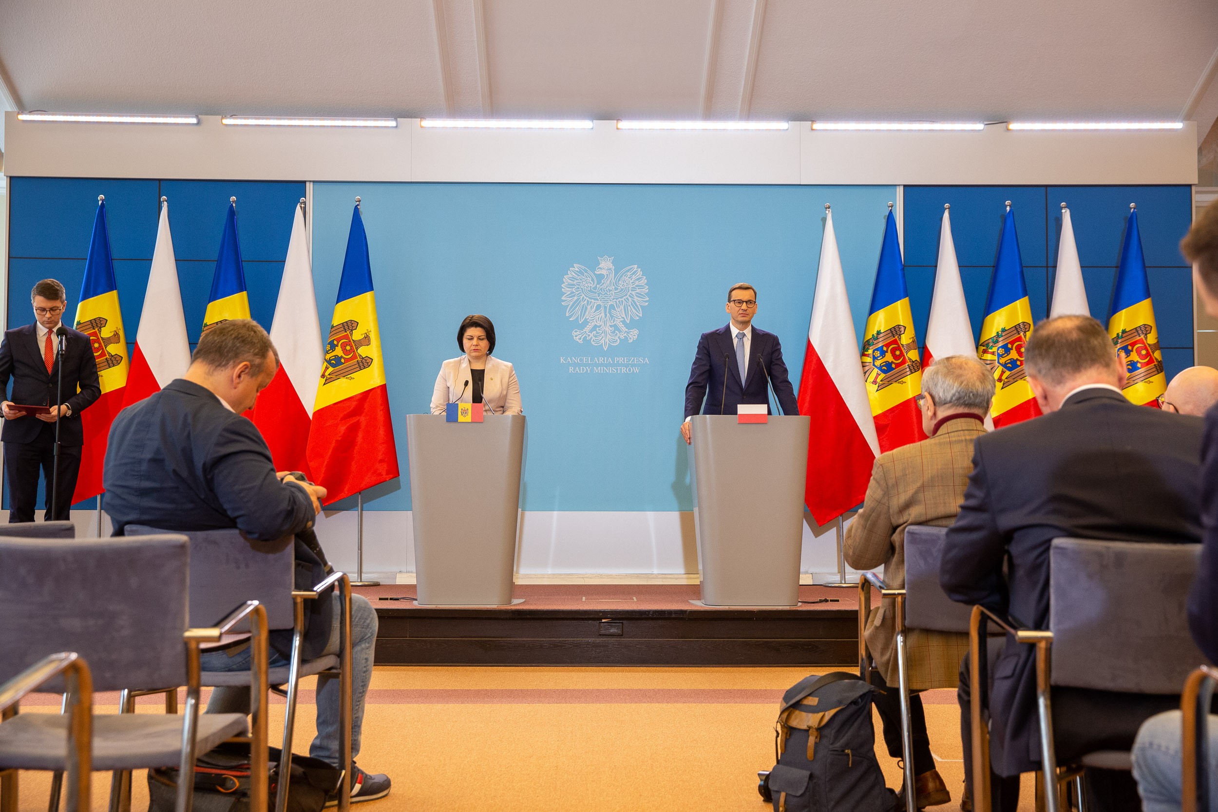 Natalia Gavrilița s-a întâlnit cu omologul său polonez, Mateusz Morawiecki