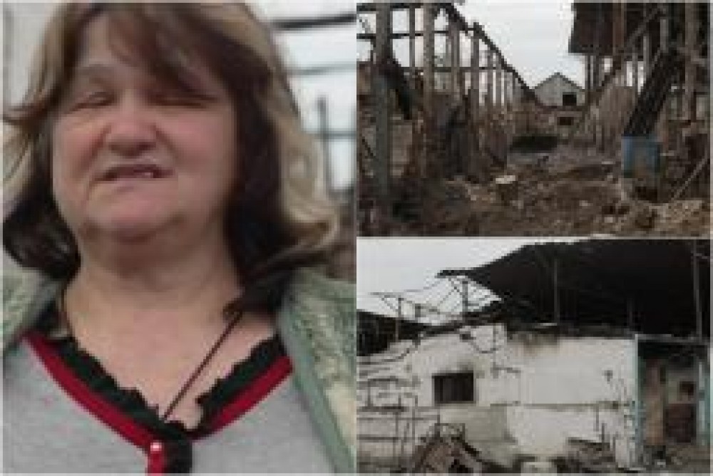 „Rușii erau beți și trăgeau în noi. Animalele au ars de vii.” O femeie din Harkov s-a întors la ferma distrusă de ruși