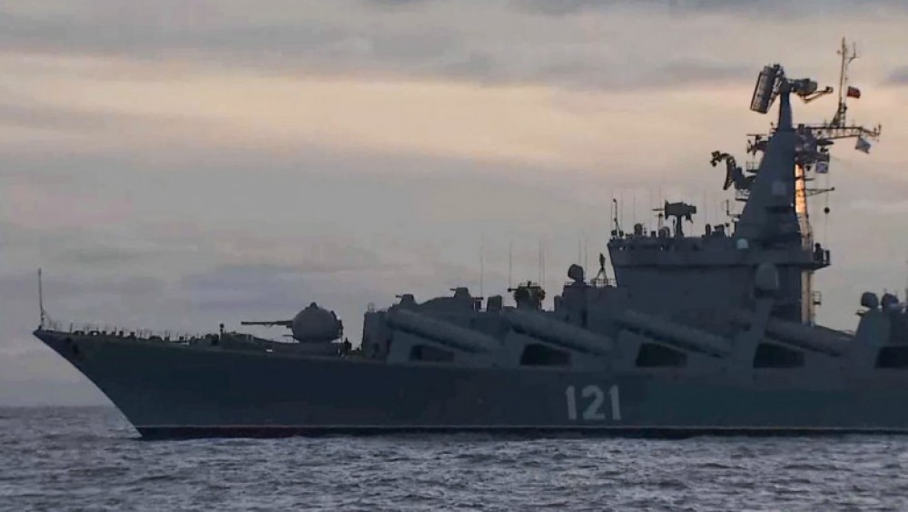 Oficial ucrainean ironizează rușii: va face scuba diving la epava crucișătorului Moscova