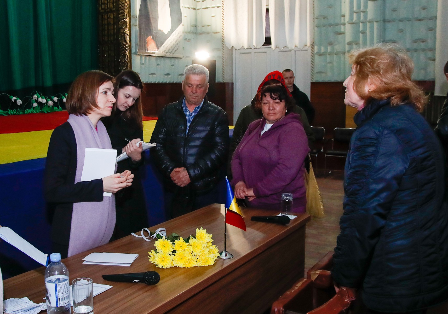 Maia Sandu a vizitat două localități din raionul Basarabeasca