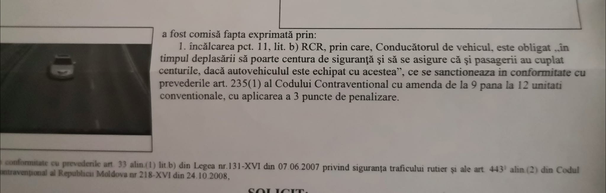 Noul sistem de supraveghere a traficului: Șoferi amendați pentru ne-cuplarea centurei și chiar pentru utilizarea telefonului