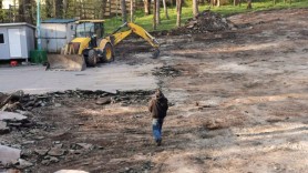 FOTO // Ceban se laudă pe Facebook: Teatrul Verde din Parcul „Valea Morilor” este în plin proces de reabilitare