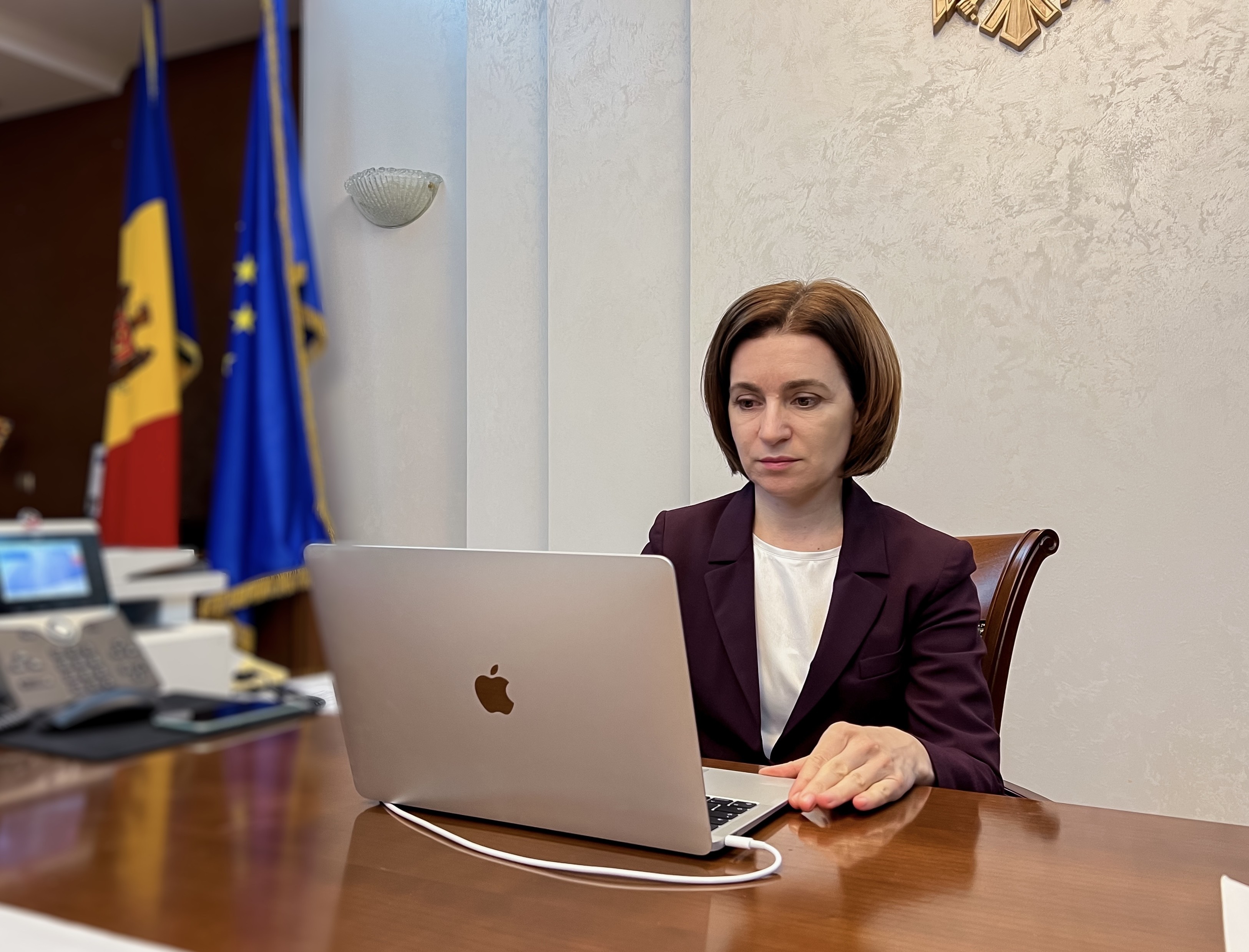Maia Sandu a discutat cu cetățenii moldoveni stabiliți cu traiul în Statele Unite ale Americii