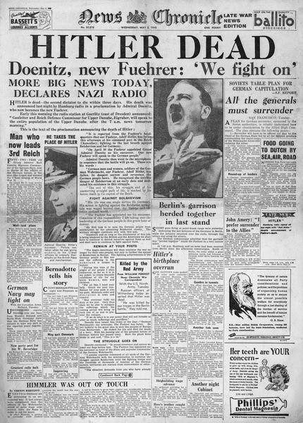 FOTO // 29 aprilie, ziua în care Adolf Hitler și Eva Braun s-au căsătorit. Ce s-a întâmplat o zi mai târziu