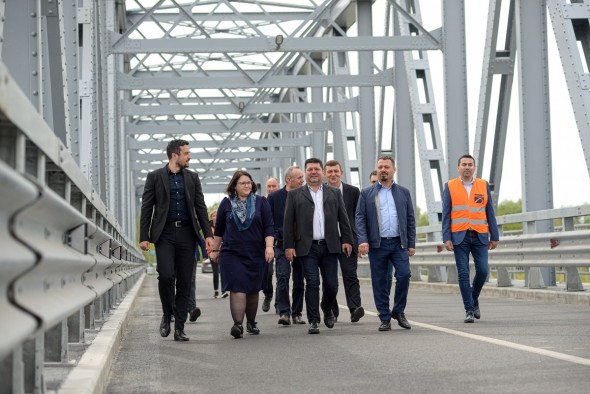 FOTO // Un pod peste Prut construit în 1949, reparat capital cu suportul României