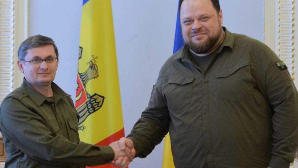 Președintele Parlamentului, Igor Grosu, de la Kiev: Moldova ar putea detașa în Ucraina un contingent de geniști