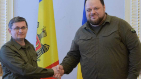 Președintele Parlamentului, Igor Grosu, de la Kiev: Moldova ar putea detașa în Ucraina un contingent de geniști