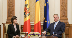 Maia Sandu și Klaus Iohannis condamnă orice provocări de a atrage R. Moldova în acțiuni care îi pot pune în pericol securitatea