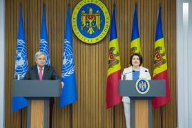 Antonio Guterres: ONU cere întregii lumi să respecte integritatea teritorială a Moldovei