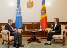 Maia Sandu s-a întâlnit cu Secretarul General al ONU: Vrem să construim o lume mai sigură și mai bună pentru toți