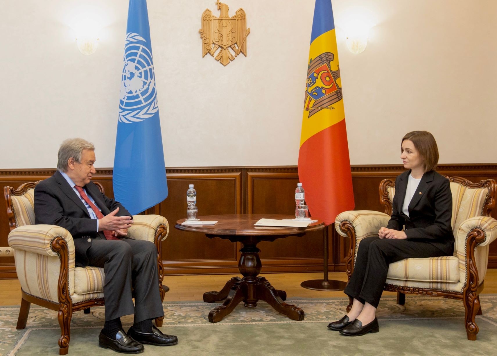 Maia Sandu s-a întâlnit cu Secretarul General al ONU: Vrem să construim o lume mai sigură și mai bună pentru toți