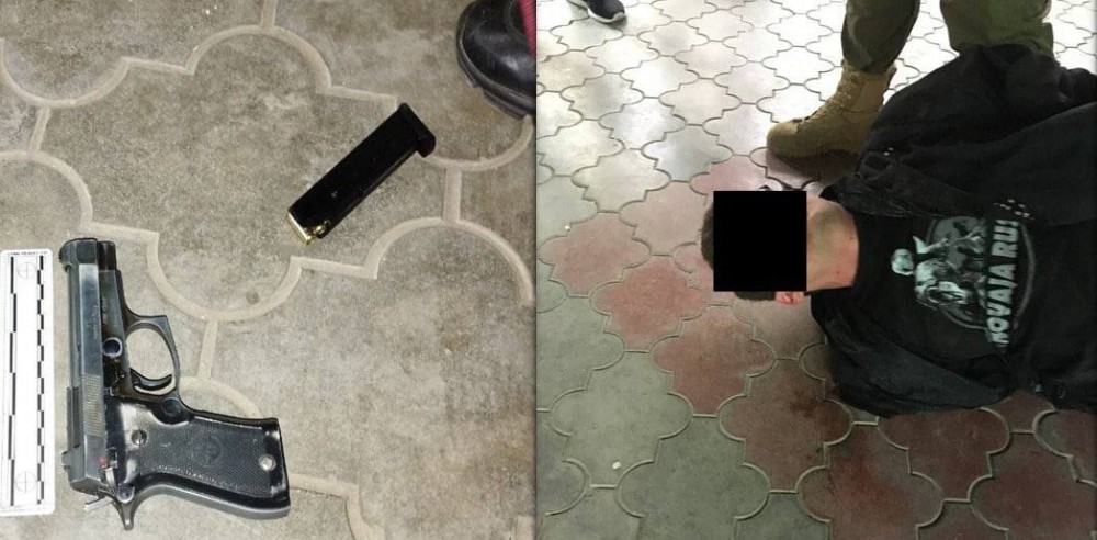 S-a dus la magazin cu un pistol, pentru a cere alcool. Un bărbat din capitală, reținut de poliție