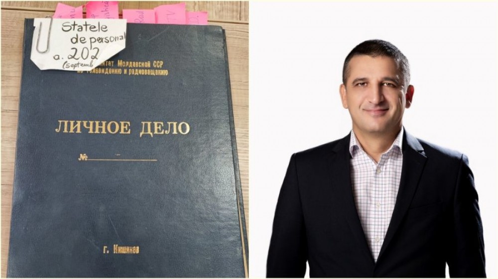 FOTO // Mape KGB-iste descoperite la Teleradio-Moldova. Vlad Țurcanu dezvăluie ce erau păstrate în ele