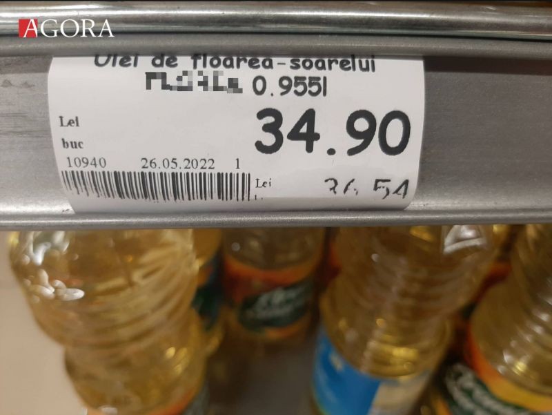 VEȘTI bune pentru moldoveni: Uleiul s-a ieftinit cu circa 15 lei