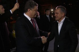 Prietenul lui Plahotniuc, Petro Poroșenko a fost lăsat să plece din Ucraina după două încercări eșuate