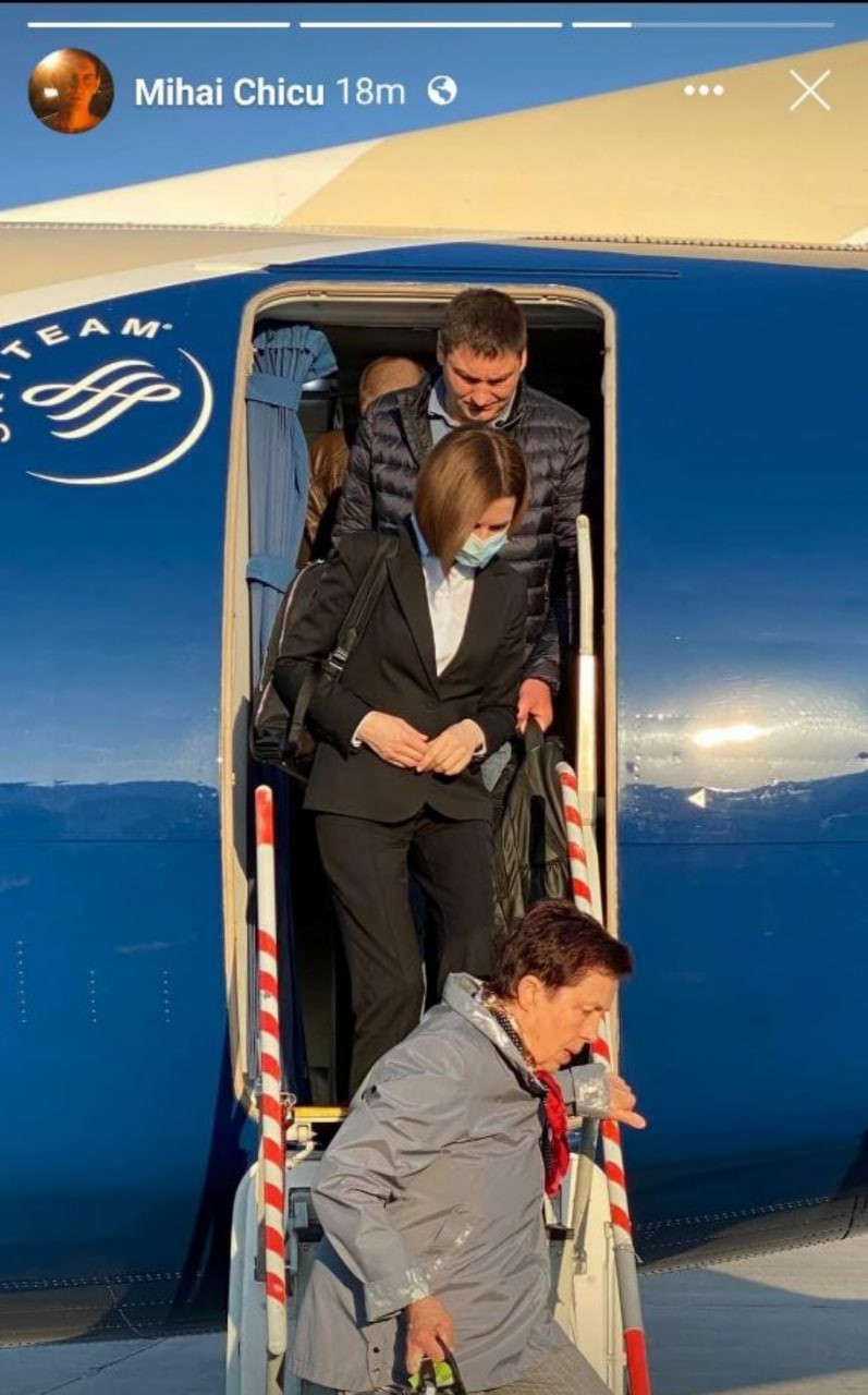 FOTO // Maia Sandu a plecat la Rotterdam. Care este scopul vizitei