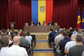 Ultima ORĂ // Noul director al SIS a fost prezentat efectivului de ofițeri. La eveniment a fost prezentă și Maia Sandu