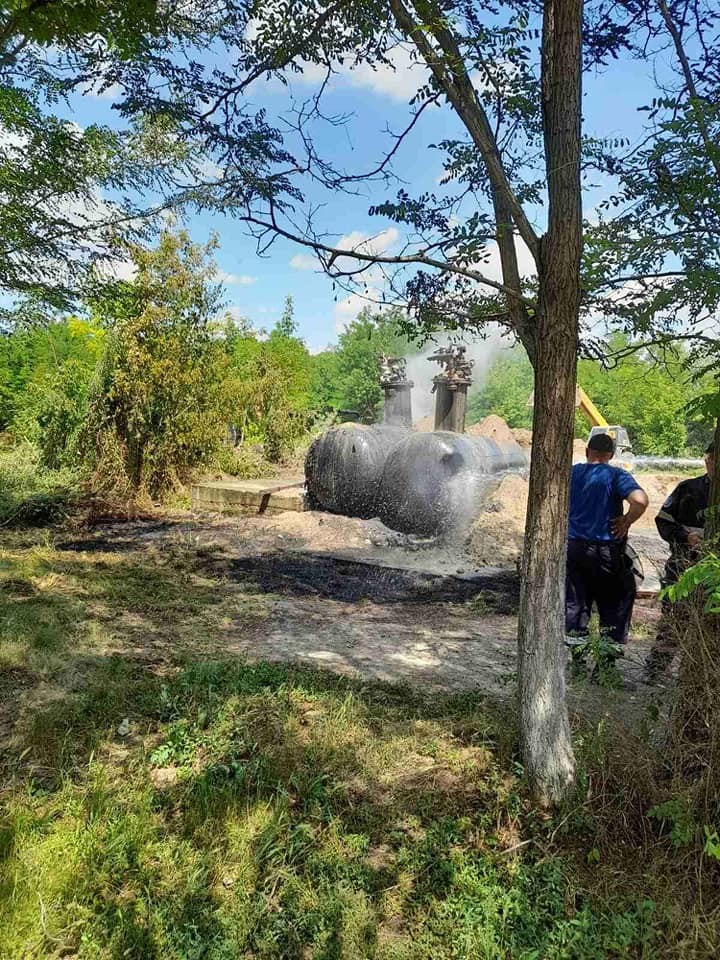 FOTO // Incendiu puternic la punctul de trecere a frontierei Sculeni