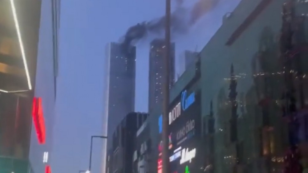 Incendiu la un turn al complexului Capital Towers din Moscova
