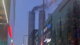 Incendiu la un turn al complexului Capital Towers din Moscova