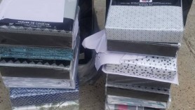Contrabandă cu lenjerie de pat deconspirată la postul vamal de la Costești