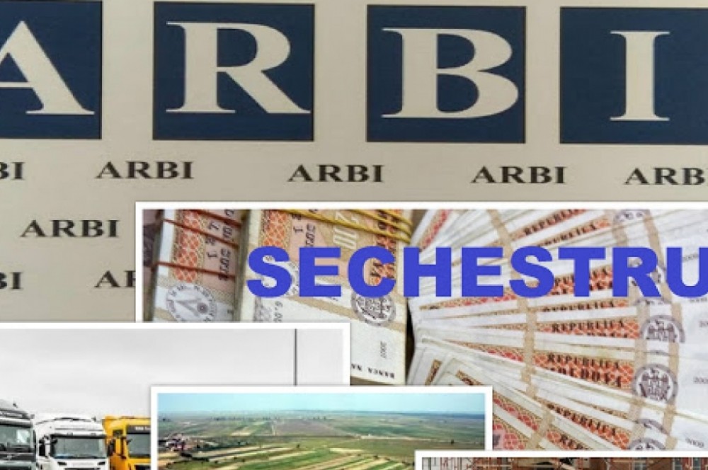 Un cont bancar de 1 milion de lei sechestrat de ARBI a CNA săptămâna trecută. Ce alte bunuri au mai fost indisponibilizate