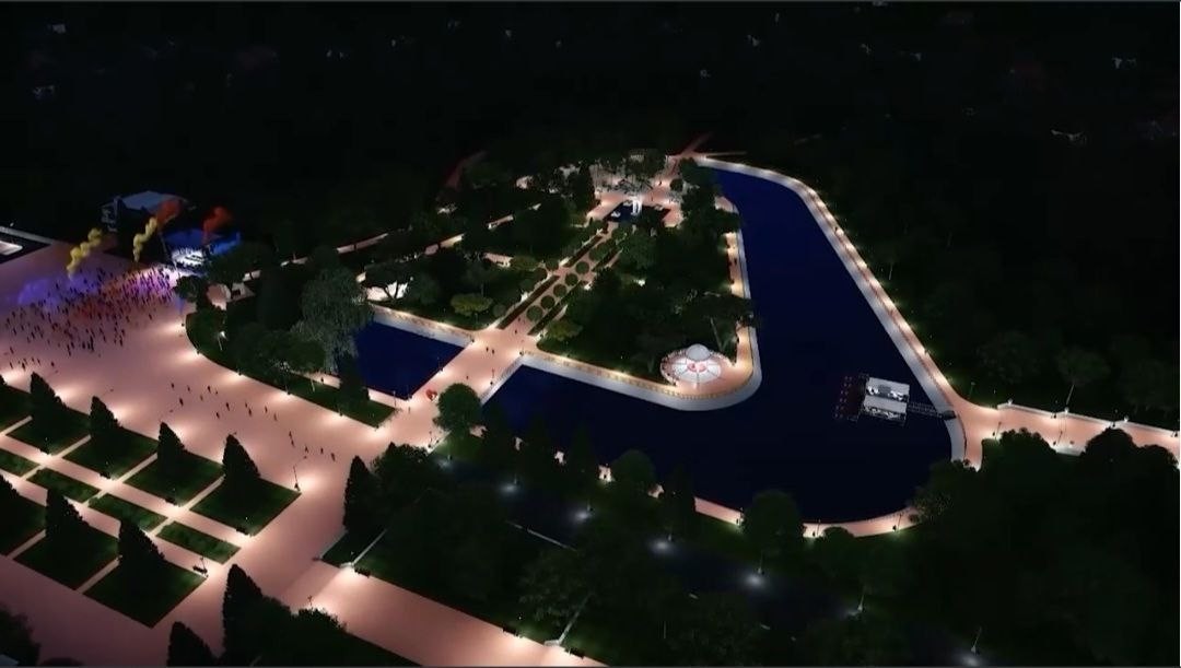 FOTO // La inițiativa lui Ilan Șor, a fost dat startul reconstrucției parcului central din Taraclia