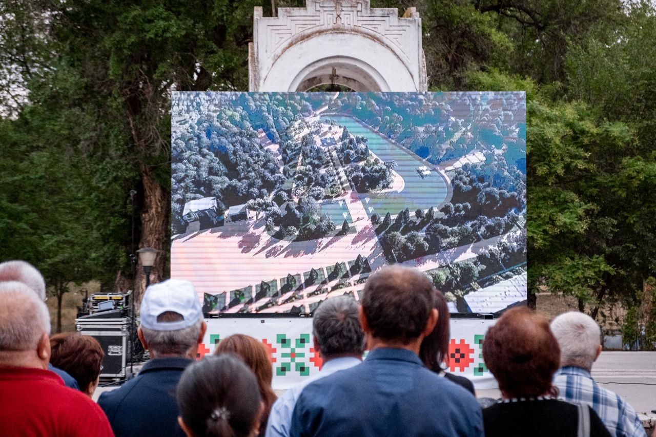 FOTO // La inițiativa lui Ilan Șor, a fost dat startul reconstrucției parcului central din Taraclia