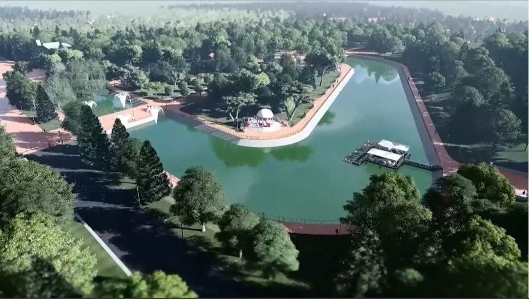 FOTO // La inițiativa lui Ilan Șor, a fost dat startul reconstrucției parcului central din Taraclia