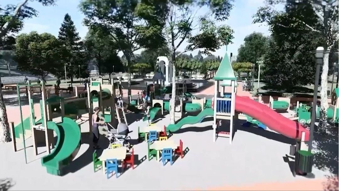 FOTO // La inițiativa lui Ilan Șor, a fost dat startul reconstrucției parcului central din Taraclia