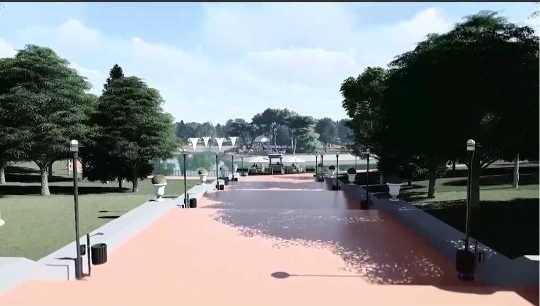 FOTO // La inițiativa lui Ilan Șor, a fost dat startul reconstrucției parcului central din Taraclia