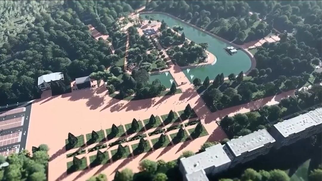 FOTO // La inițiativa lui Ilan Șor, a fost dat startul reconstrucției parcului central din Taraclia