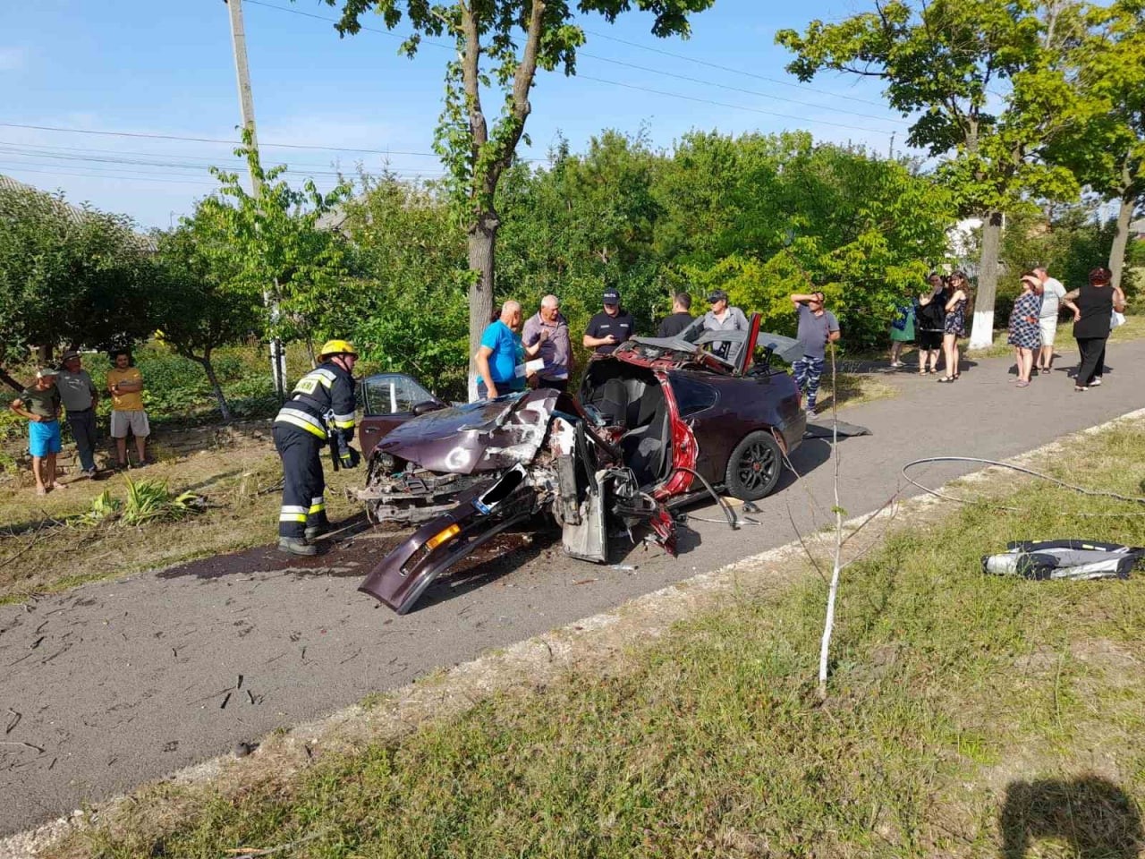 Accident grav la Soroca. Un bărbat a fost deblocat din fiarele autovehiculului