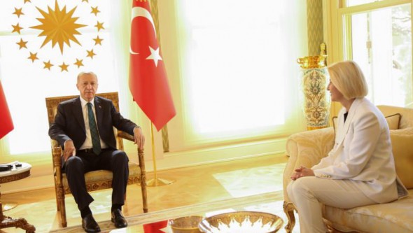 Irina Vlah, a avut o întrevedere cu președintele Turciei, Recep Tayyip Erdogan