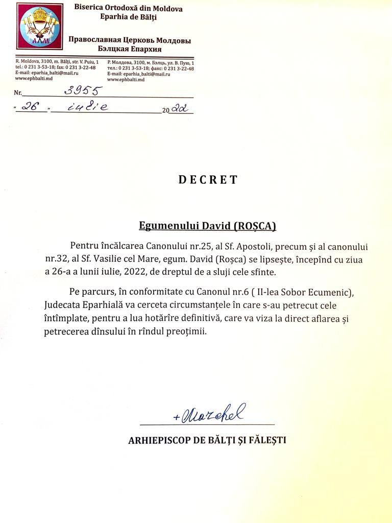 Preotul care ar fi încercat să abuzeze sexual un copil, lipsit de dreptul de a sluji cele sfinte