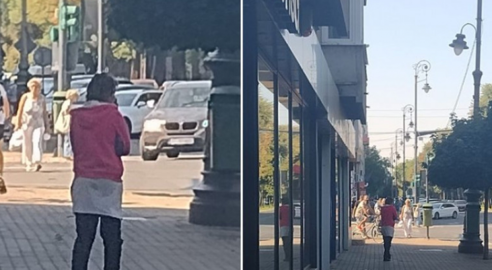 TERIFIANT // O femeie împinsă în fața mașinilor în timp ce aștepta la semafor