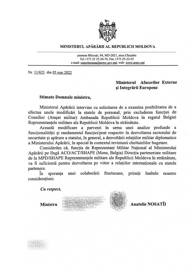 DOC // Cu un război sub coaste, Republica Moldova fără de atașat militar la NATO. Cine se face vinovat