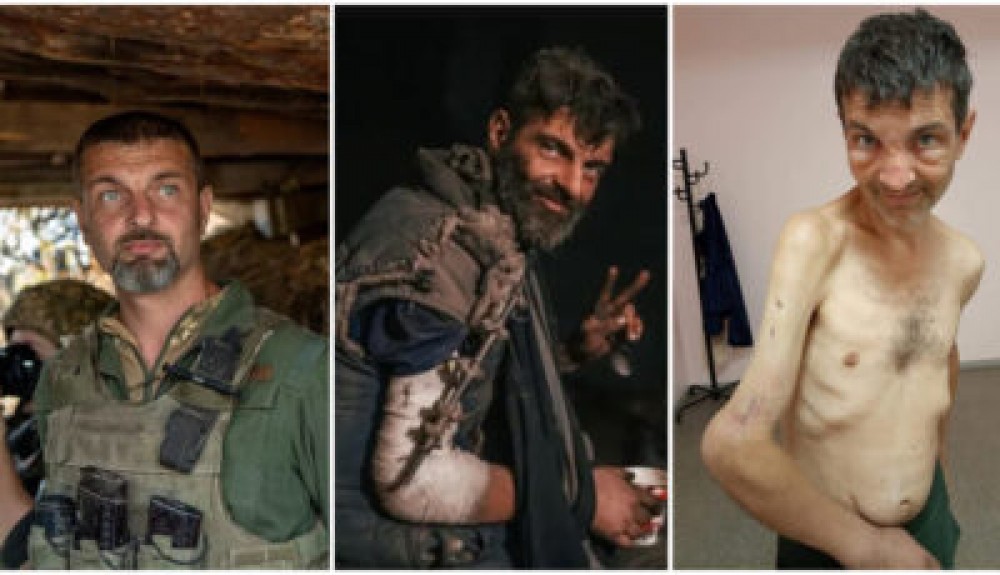 FOTO // Transformarea ȘOCANTĂ a unui militar ucrainean de la Azovstal, după ce a nimerit în captivitate