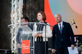Maia Sandu de „Ziua Vinului”: Industria vinicolă din țara noastră are viitor