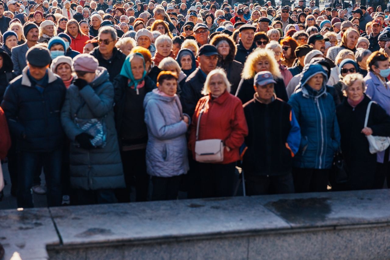 FOTO // Partidul „ȘOR”, un nou protest față de abuzurile puterii PAS: Poliția, la ordinul Maiei Sandu, a călcat în picioare Constituția și dreptul oamenilor de a protesta