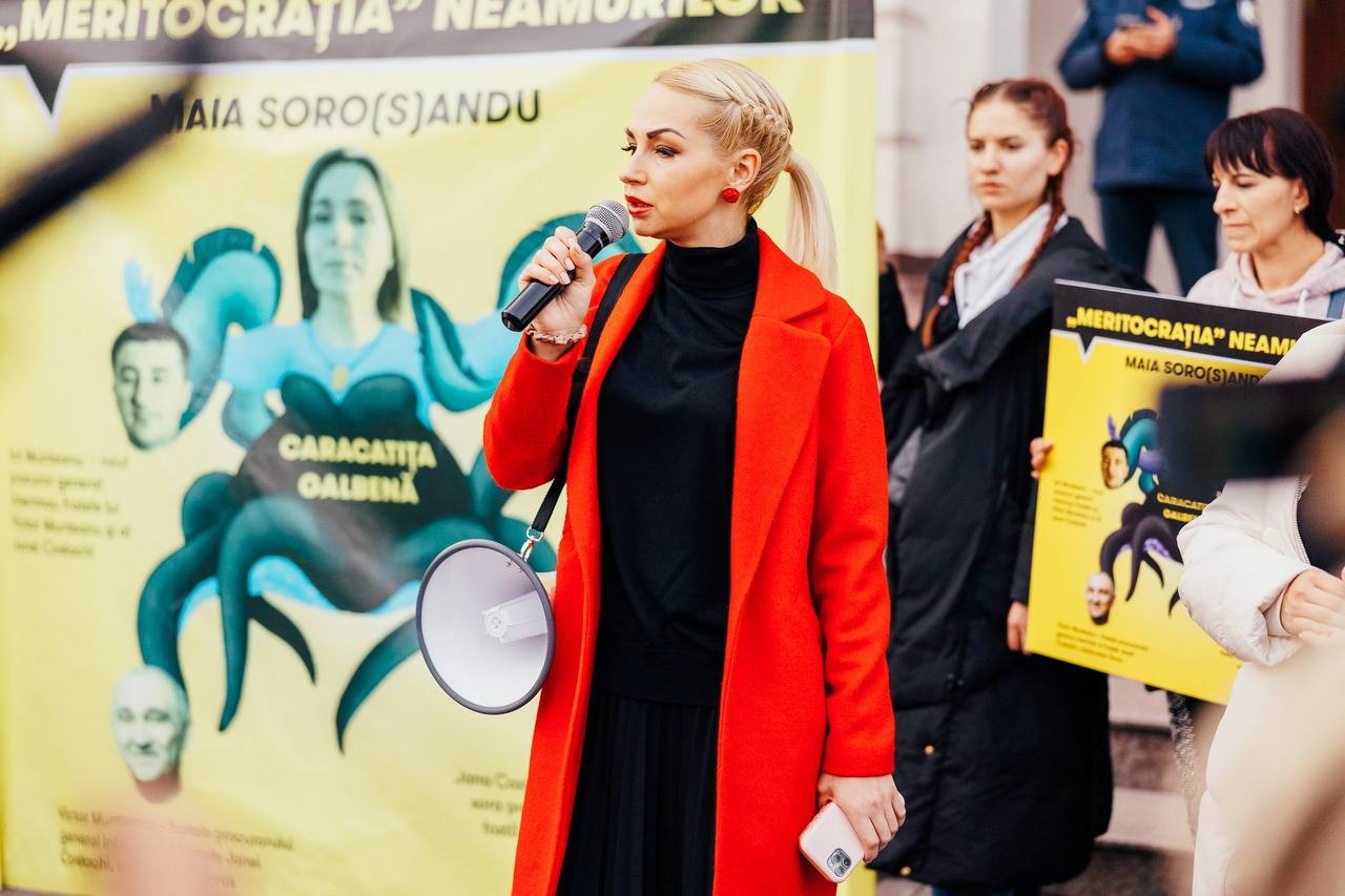 FOTO // Marina Tauber: Vom protesta până când noul procuror general, Ion Munteanu, va demisiona